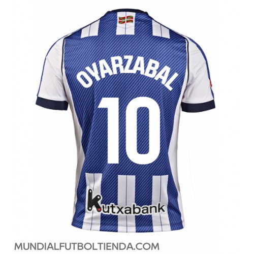 Camiseta Real Sociedad Mikel Oyarzabal #10 Primera Equipación Replica 2025-26 mangas cortas